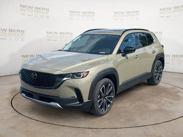 2026 Mazda Mazda CX-50 2.5 Turbo AWD in Zircon Sand Metallic — front three-quarter view