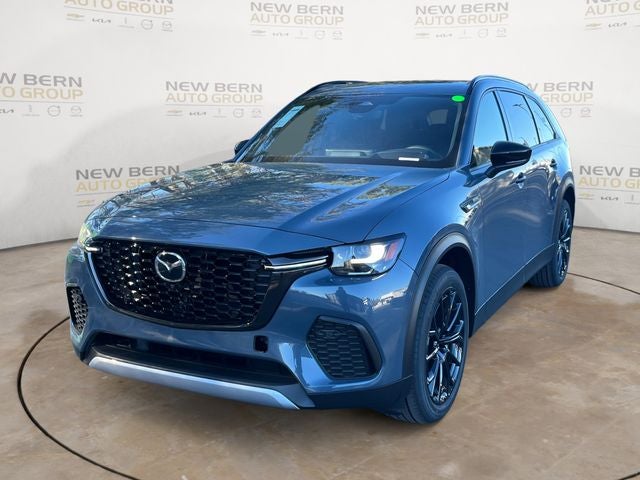 2026 Mazda Mazda CX-70 3.3 Turbo Premium Plus AWD in Polymetal Gray Metallic — front three-quarter view