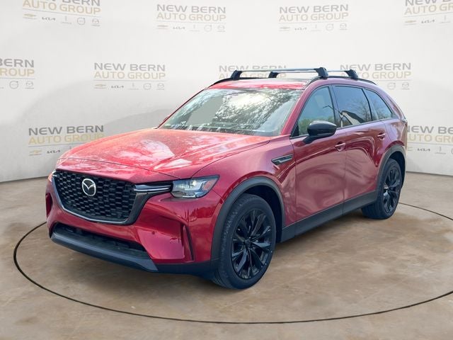 2026 Mazda Mazda CX-90 3.3 Turbo Premium Sport AWD in Soul Red Crystal Metallic — front three-quarter view