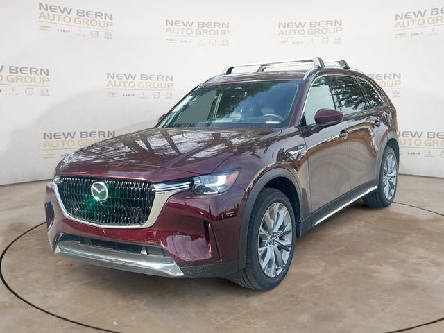 2026 Mazda Mazda CX-90 3.3 Turbo Premium Plus AWD in Artisan Red Premium — front three-quarter view