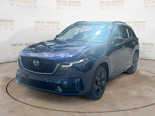 2026 Mazda Mazda CX-5 2.5 S Premium Plus AWD in Navy Blue Mica — front three-quarter view