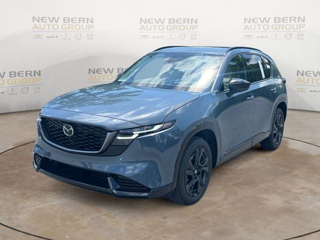 2026 Mazda Mazda CX-5 2.5 S Premium Plus AWD in Polymetal Gray Metallic — front three-quarter view
